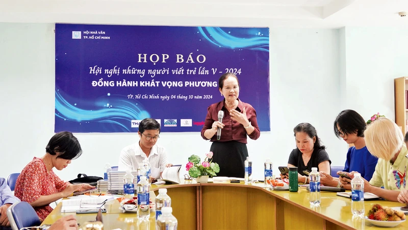 Hội Nhà văn Thành phố Hồ Chí Minh thông tin về Hội nghị những người viết trẻ lần thứ 5.