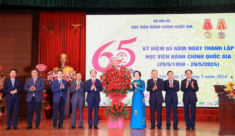 Lễ kỷ niệm 65 năm ngày thành lập Học viện Hành chính quốc gia