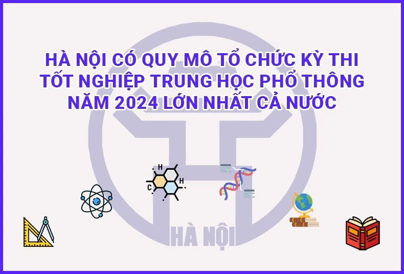 Hà Nội: Kỳ thi tốt nghiệp THPT năm 2024 lớn nhất cả nước