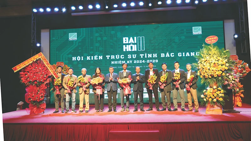 Ra mắt Ban Chấp hành Hội Kiến trúc sư tỉnh Bắc Giang nhiệm kỳ 2024-2029.