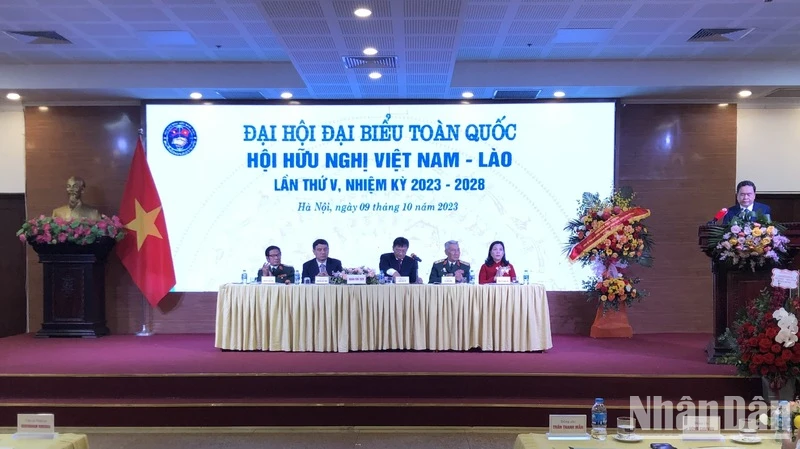 Đại hội đại biểu toàn quốc Hội Hữu nghị Việt Nam-Lào lần thứ V.