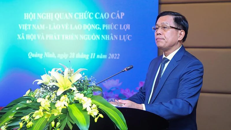 Tăng cường hợp tác Việt Nam-Lào về lao động, phúc lợi xã hội và nguồn nhân lực