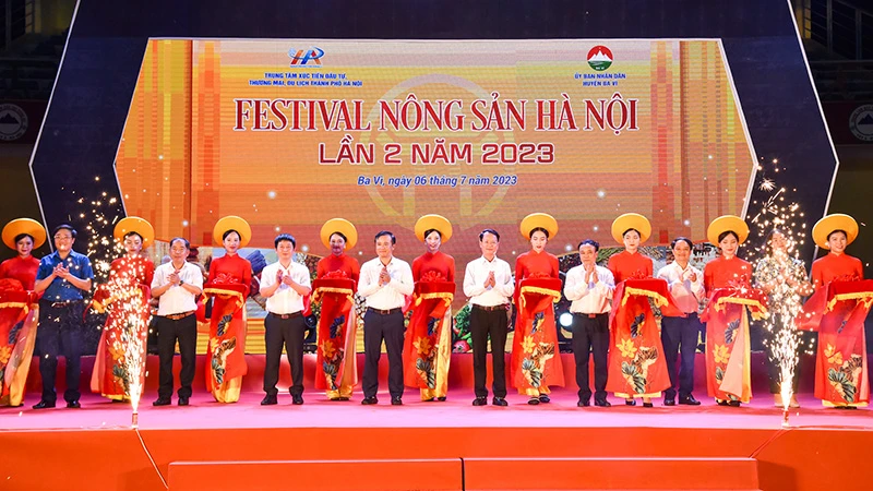 Khai mạc “Festival nông sản Hà Nội lần 2 năm 2023”.