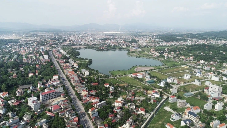 Một góc thành phố Chí Linh.