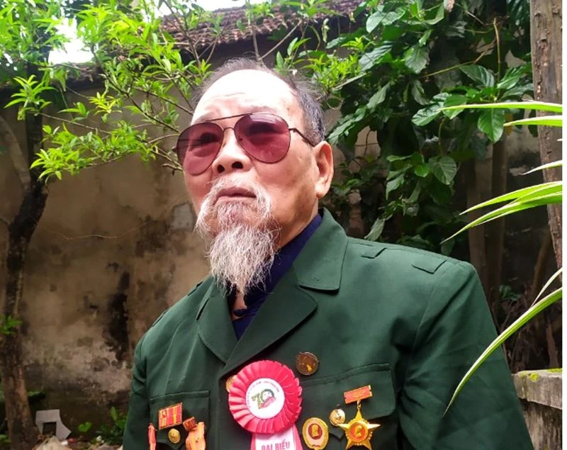 Ông Nguyễn Văn Mỵ, chiến sĩ Điện Biên năm xưa.
