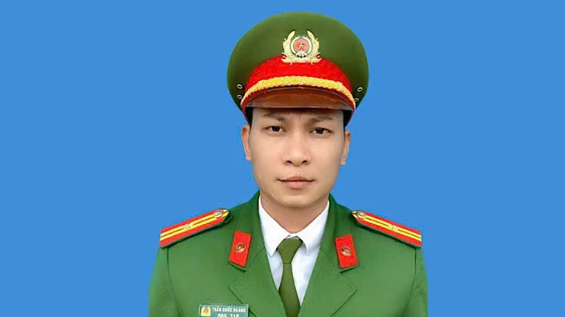 Trung tá Trần Quốc Hoàng đã anh dũng hy sinh.