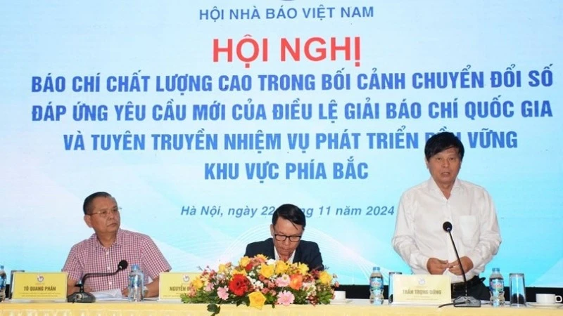 Hội nghị nhằm đề xuất các giải pháp chuyển đổi số báo chí.