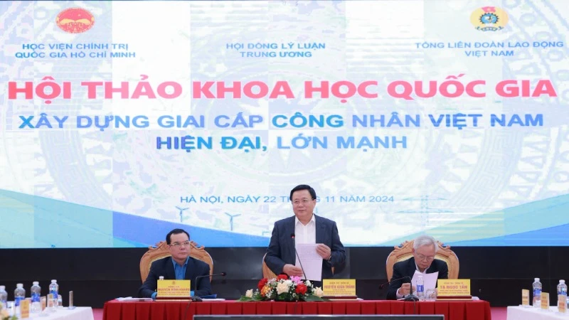 Hội thảo khoa học quốc gia "Xây dựng giai cấp công nhân Việt Nam hiện đại, lớn mạnh".