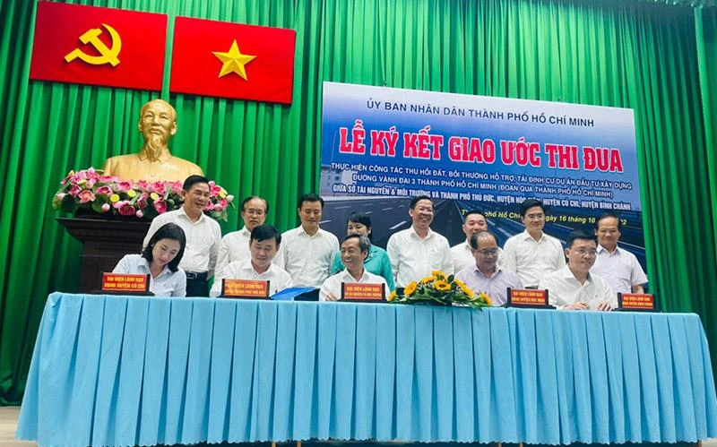 TP Hồ Chí Minh đẩy nhanh tiến độ giải phóng mặt bằng cho dự án đường Vành đai 3