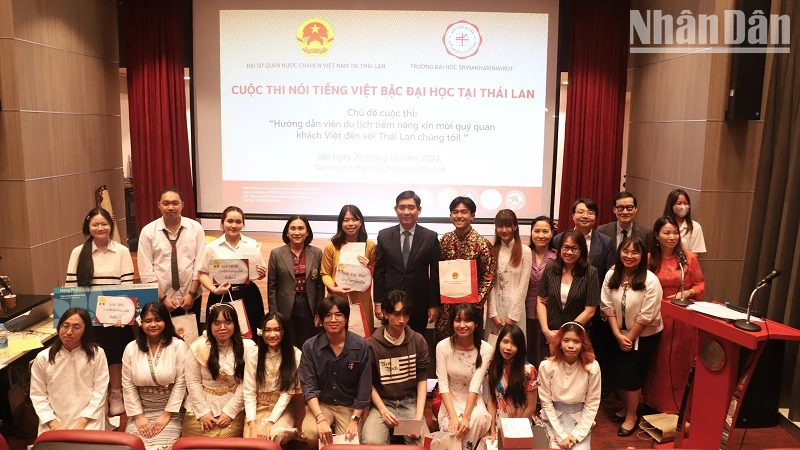 Cuộc thi Nói tiếng Việt bậc Đại học tại Thái Lan thu hút được sự quan tâm đông đảo của các sinh viên Thái Lan và những người yêu văn hóa Việt Nam.