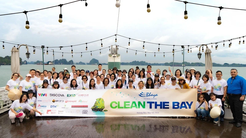 Các tình nguyện viên sự kiện "Clean the bay" năm 2024 đến từ nhiều địa phương trên cả nước.