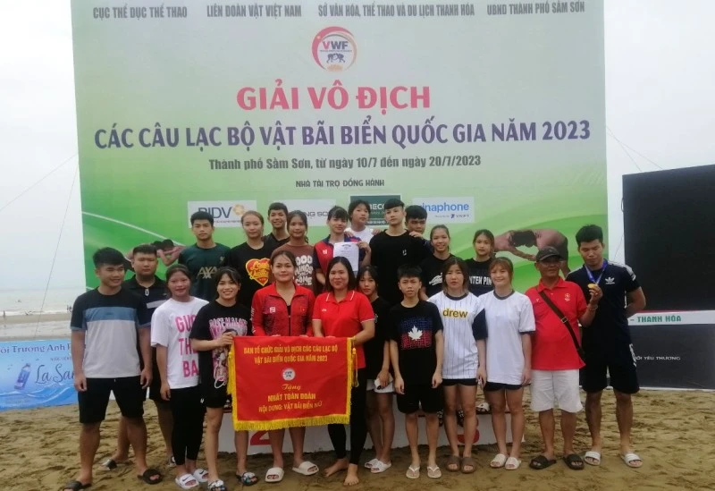 Đội tuyển Thanh Hóa khẳng định vị thế tại giải vật bãi biển quốc gia lần thứ nhất.