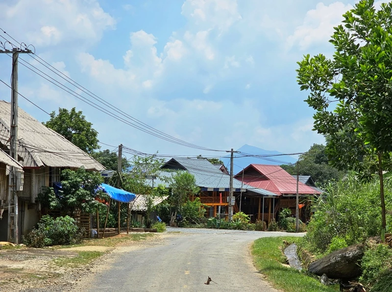 Một góc khu dân cư ở xã Thành Sơn, huyện Bá Thước, tỉnh Thanh Hóa.