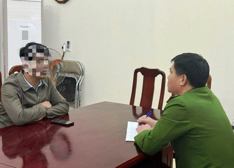 Anh Nguyễn Văn Tường báo tin với cơ quan Công an.