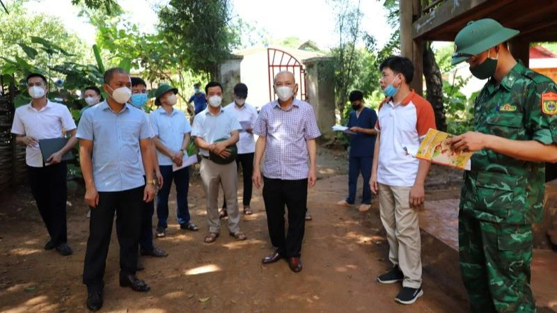 Lãnh đạo Sở Y tế Thanh Hóa kiểm tra, chỉ đạo phòng, chống dịch bạch hầu ở huyện Mường Lát.