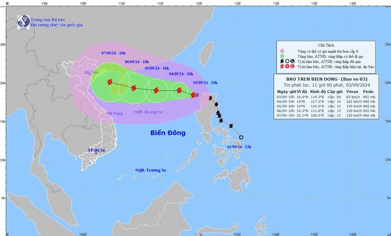 Thủ tướng chỉ đạo khẩn trương triển khai ứng phó bão số 3