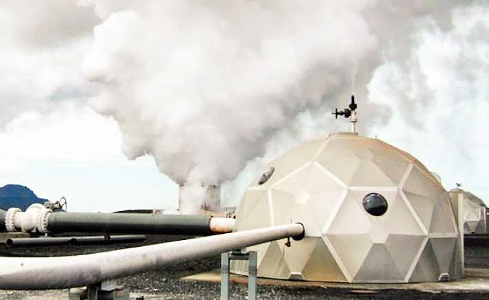 Các trạm thu hồi và lưu trữ carbon ở Iceland. Ảnh | WEFORUM.ORG