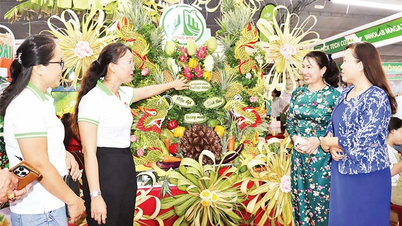 Các sản phẩm nông nghiệp của tỉnh Bình Phước sản xuất theo hướng nông nghiệp xanh, công nghệ cao góp phần nâng cao chất lượng sản phẩm.