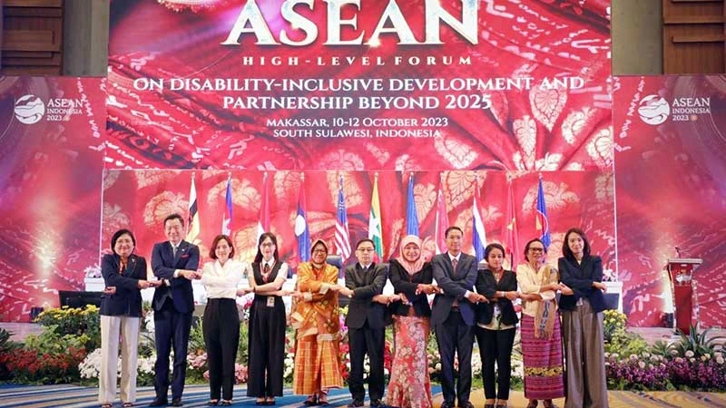 Diễn đàn đưa ra nhiều khuyến nghị về bảo đảm quyền của người khuyết tật. (Ảnh BỘ XÃ HỘI INDONESIA)