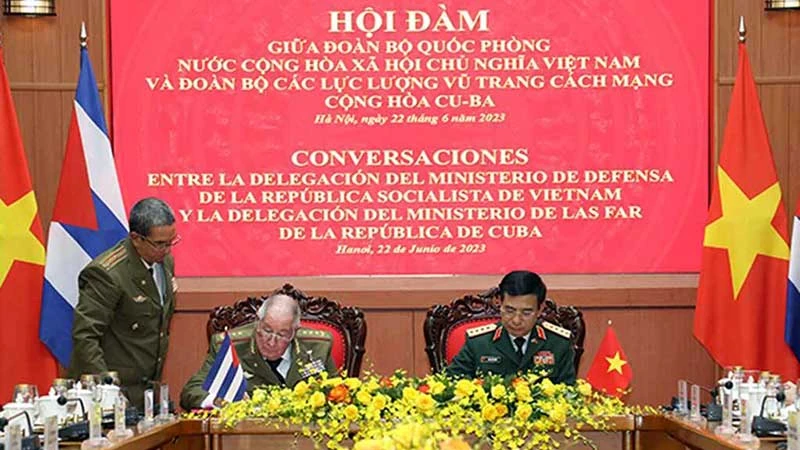 Việt Nam và Cuba thường xuyên duy trì tiếp xúc các cấp. (Ảnh PRENSA LATINA)