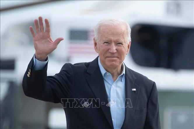 Tổng thống Mỹ Joe Biden thăm chính thức Trung Đông. (Ảnh: AFP/TTXVN)