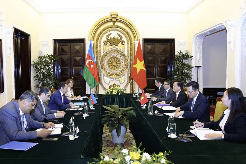 Quang cảnh cuộc tham vấn chính trị lần thứ 2 Việt Nam-Azerbaijan. (Ảnh: Báo Thế giới và Việt Nam)