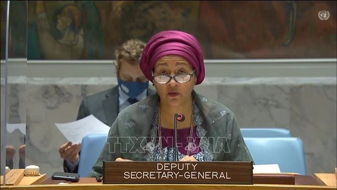 Phó Tổng Thư ký Liên hợp quốc Amina Mohammed. (Ảnh: TTXVN)