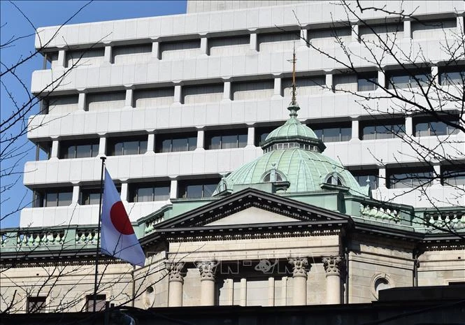 Ngân hàng Trung ương Nhật Bản đã hạ triển vọng tăng trưởng kinh tế của nước này. (Ảnh: AFP/TTXVN)