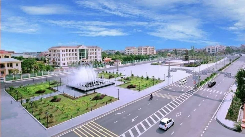 Trung tâm huyện Xuân Trường, Nam Định.