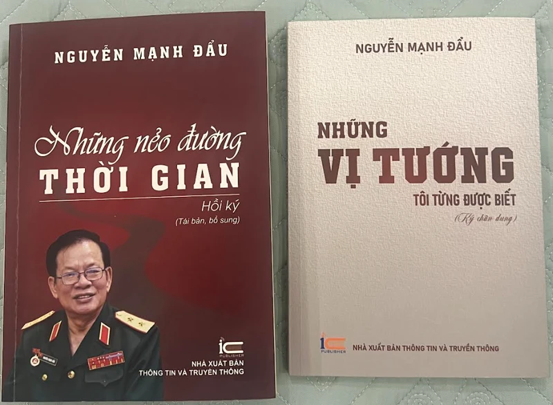 Bìa hai cuốn sách do Nhà xuất bản Thông tin và Truyền thông xuất bản năm 2024.