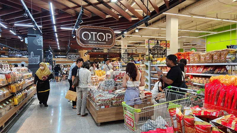 Dự báo tiêu dùng cá nhân của Thái Lan năm 2023 sẽ tăng trưởng 5,8%. (Ảnh: NAM ĐÔNG)
