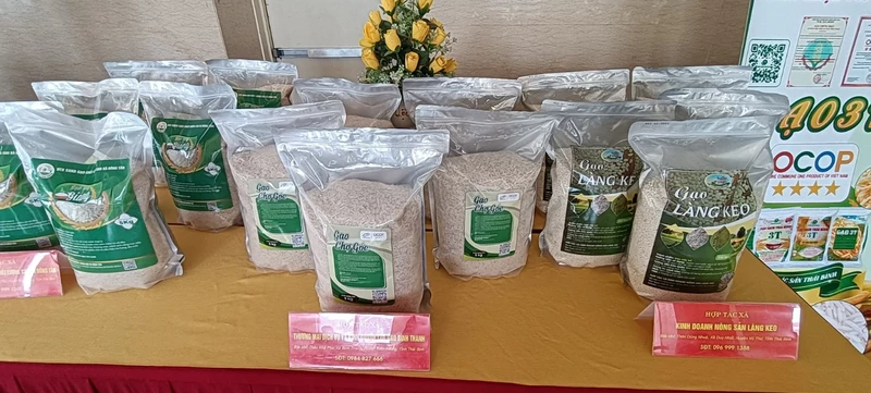 Một số sản phẩm gạo địa phương của tỉnh Thái Bình đã được công nhận là sản phẩm OCOP 3 sao và đang đề nghị xếp hạng 4 sao.