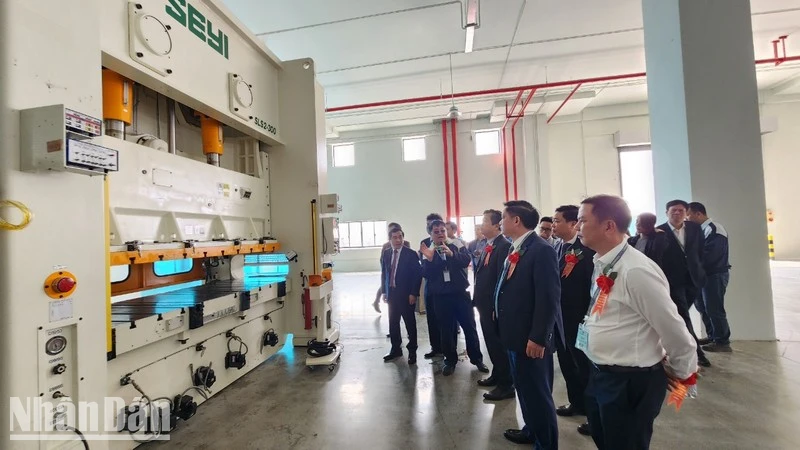 Dự án nhà máy sản xuất linh kiện điện tử của Công ty TNHH Lotes Việt Nam tại Khu công nghiệp Liên Hà Thái (thuộc Khu kinh tế Thái Bình) đi vào hoạt động từ tháng 2/2023.
