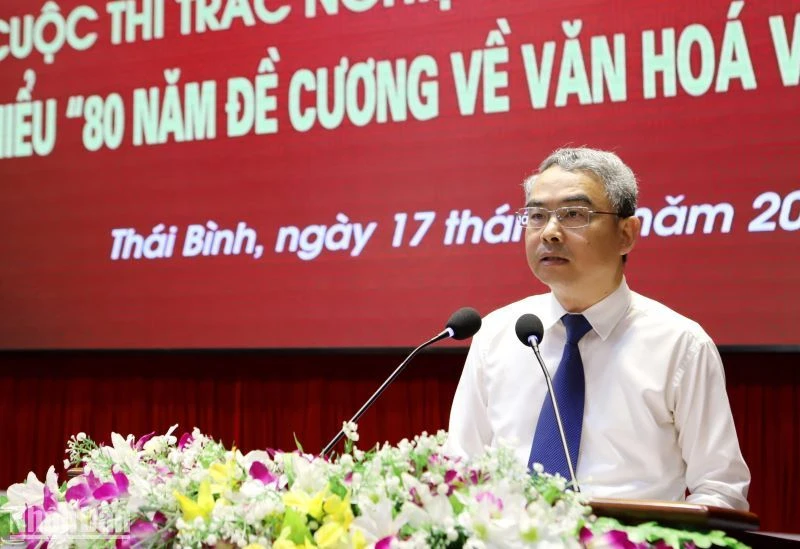 Đồng chí Phạm Đồng Thụy, Trưởng Ban Tuyên giáo Tỉnh ủy Thái Bình cho biết: Cuộc thi đã nâng cao nhận thức của toàn xã hội về vị trí, vai trò quan trọng đặc biệt của văn hóa.