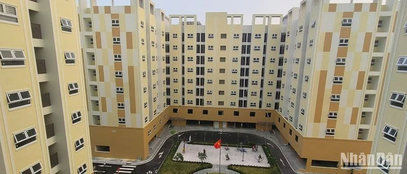 Dự án nhà ở xã hội tại xã Vũ Phúc (thành phố Thái Bình), do Công ty Cổ phần đầu tư Xuất nhập khẩu Thăng Long làm chủ đầu tư với 498 căn hộ.