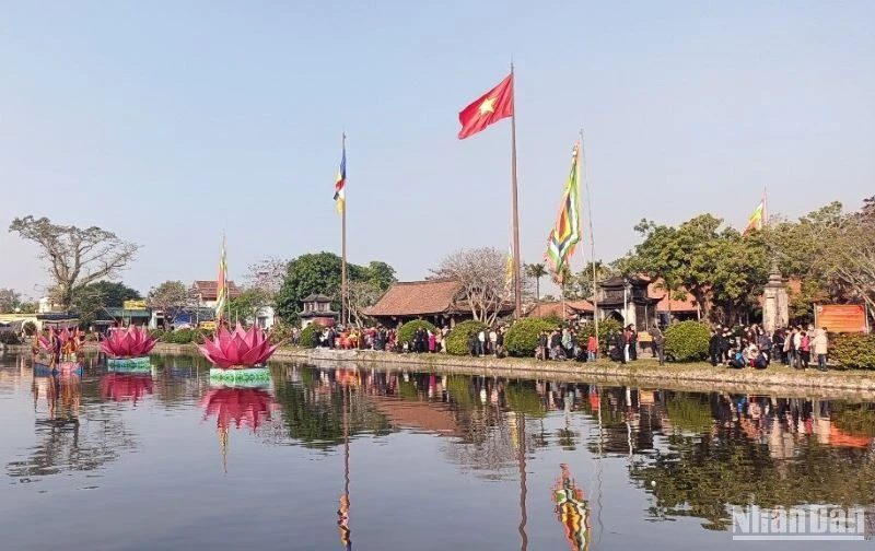 Lễ hội chùa Keo mùa xuân còn giữ nguyên nét văn hóa đặc sắc vùng đồng bằng châu thổ sông Hồng.