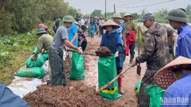 Tỉnh Thái Bình huy động tổng lực phòng chống, giảm thiểu thiệt hại do bão số 3 gây ra.