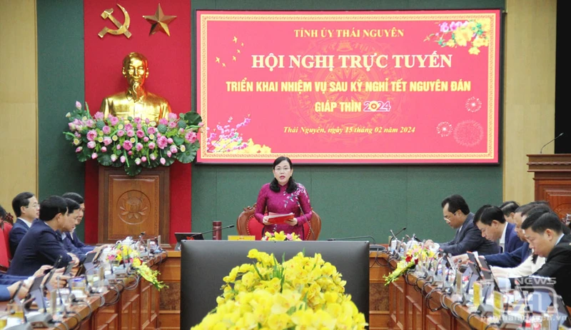 Bí thư Tỉnh ủy Thái Nguyên Nguyễn Thanh Hải yêu cầu đội ngũ cán bộ bắt tay vào công việc từ ngày làm việc đầu tiên