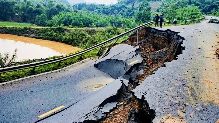 Đường Hồ Chí Minh qua huyện Định Hóa, tỉnh Thái Nguyên không lưu thông được.