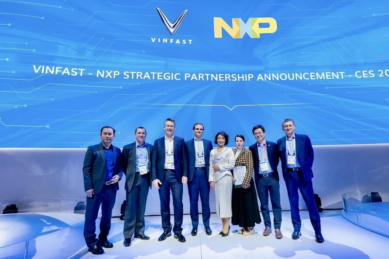 VinFast và NXP Semiconductors hợp tác phát triển xe điện thông minh thế hệ tiếp theo.