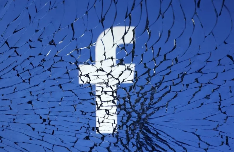 Ảnh minh họa logo Facebook. (Nguồn: Reuters)