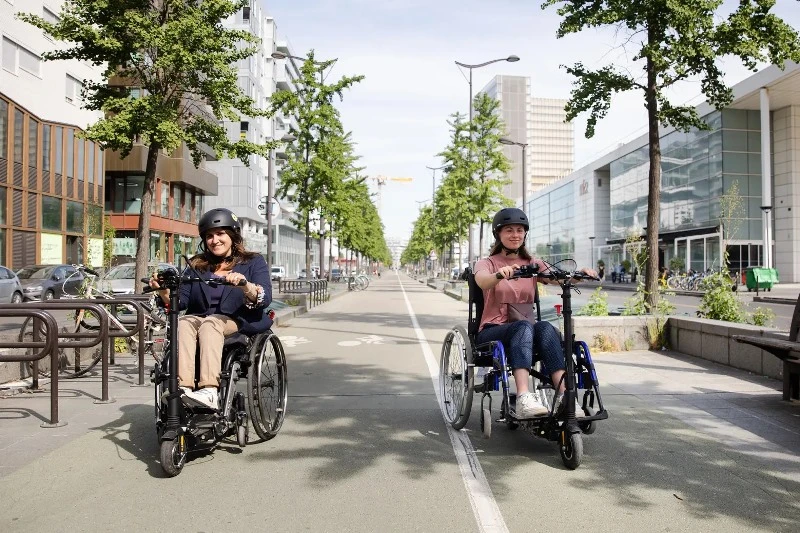 Việc tăng cường khả năng tiếp cận các dịch vụ cho người khuyết tật thể hiện rõ tinh thần “vì tất cả mọi người” của mùa giải Thế vận hội năm nay. (Ảnh: Paris 2024)