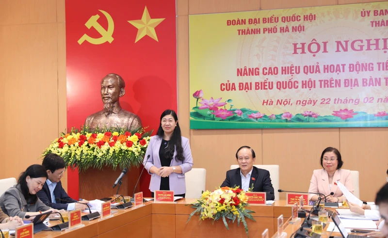 Công tác tiếp xúc cử tri nhận được sự quan tâm từ người dân, các tổ chức chính trị-xã hội, đơn vị trên địa bàn Hà Nội.