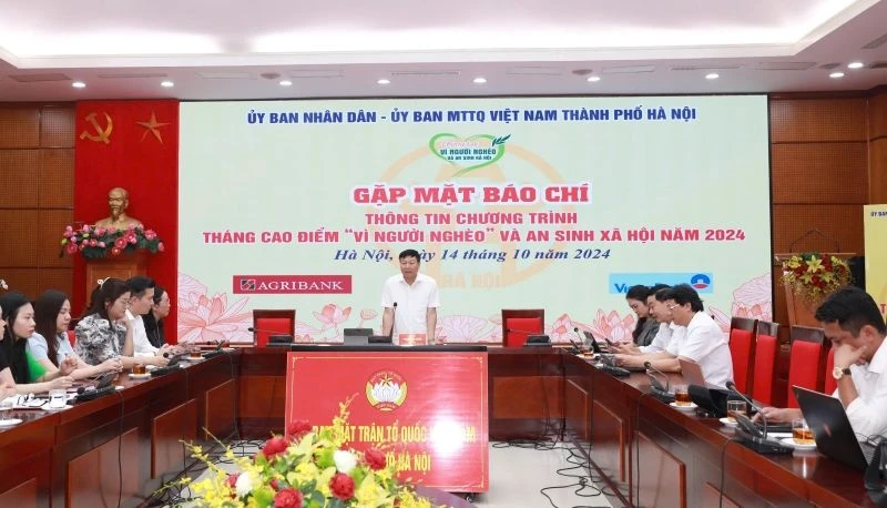 Hà Nội công bố Tháng cao điểm “Vì người nghèo” và an sinh xã hội năm 2024