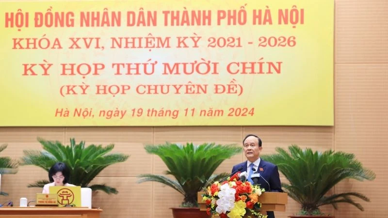 Hội đồng nhân dân thành phố Hà Nội quyết nghị 11 nghị quyết để triển khai, thi hành Luật Thủ đô