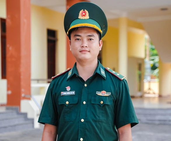 Công dân trẻ tiêu biểu Huỳnh Trương Bảo Sơn. (Ảnh: NVCC)