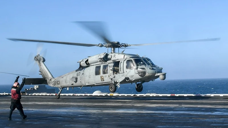 Một trực thăng của quân đội Mỹ. (Ảnh: Hải quân Mỹ)
