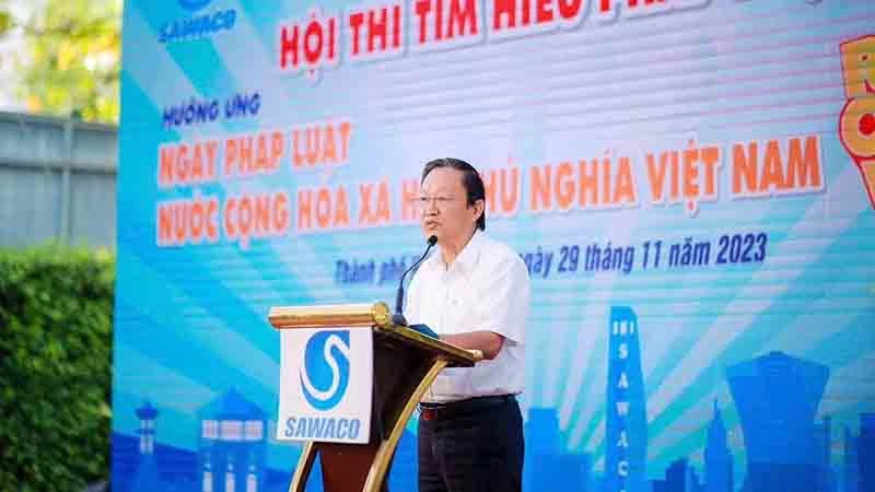 Lãnh đạo Tổng Công ty Cấp nước Sài Gòn phát động Hội thi Rung Chung Vàng.