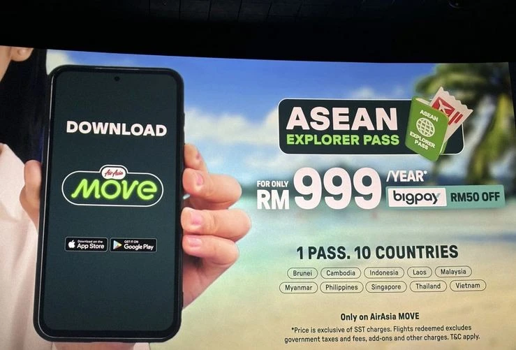 Thẻ thông hành khám phá ASEAN. (Ảnh: Lowyat)