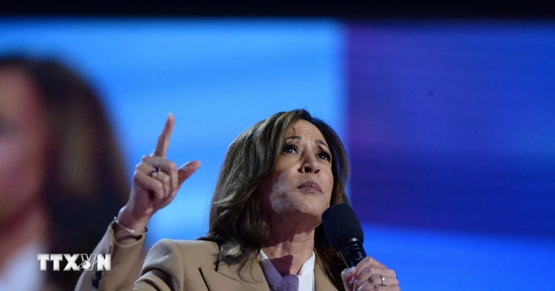 Phó Tổng thống Mỹ Kamala Harris. (Ảnh: AA/TTXVN)